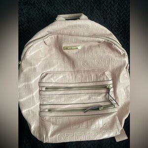 Steve Madden Blush Embossed Backpack